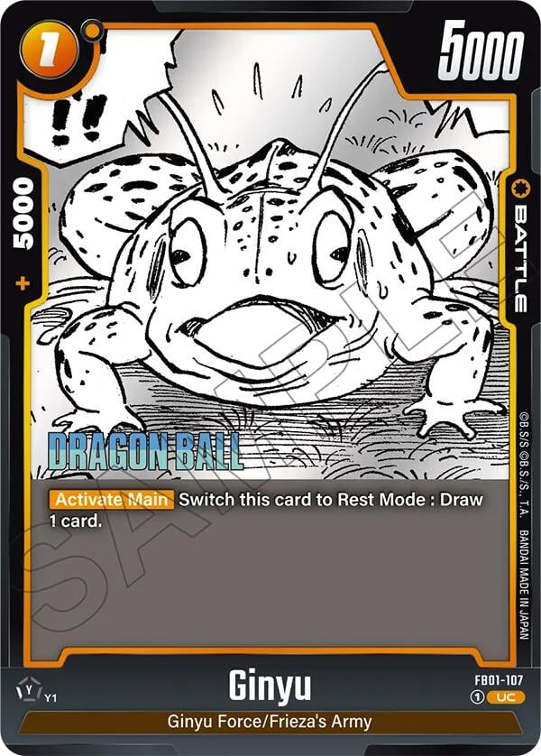 Ginyu FB01-107 [ Inglese / Giapponese ]