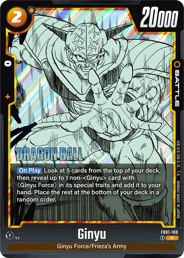 Ginyu FB01-108 [ Inglese / Giapponese ]