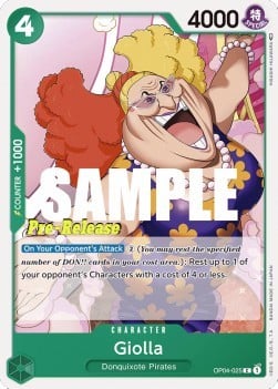 Giolla OP04-025 [ Inglese / Giapponese / Francese / Cinese Semplificato ]
