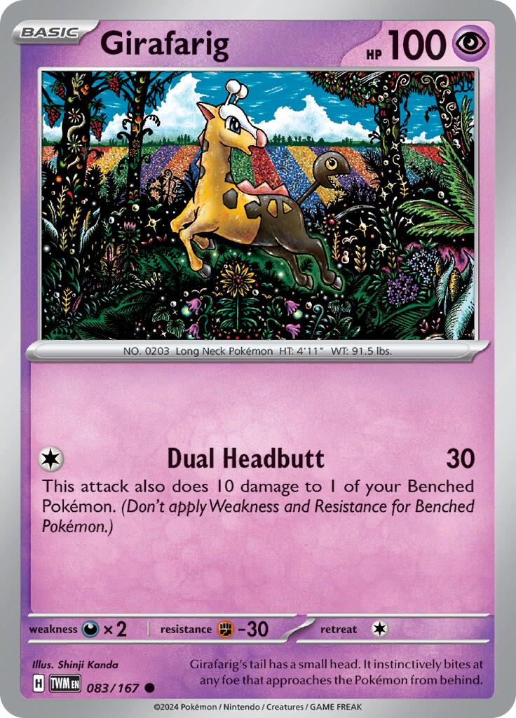 Girafarig - Crepuscolo Mascherato 083/167 [ Italiano ]