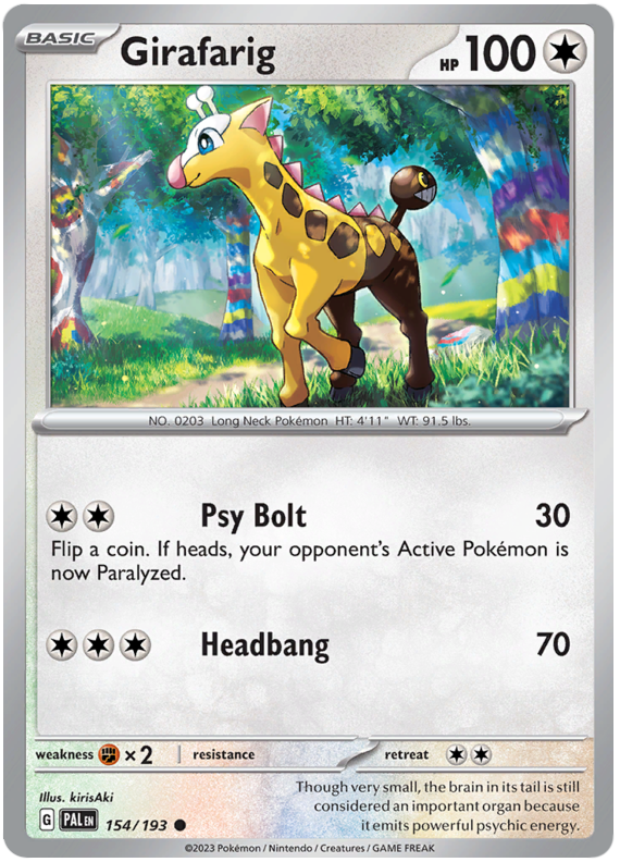 Girafarig - Evoluzioni a Paldea 154/193 [ Italiano ]