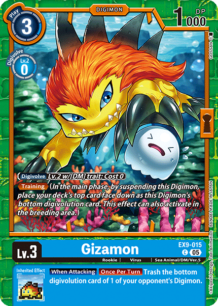 Gizamon EX9-015 [ Inglese / Giapponese ]