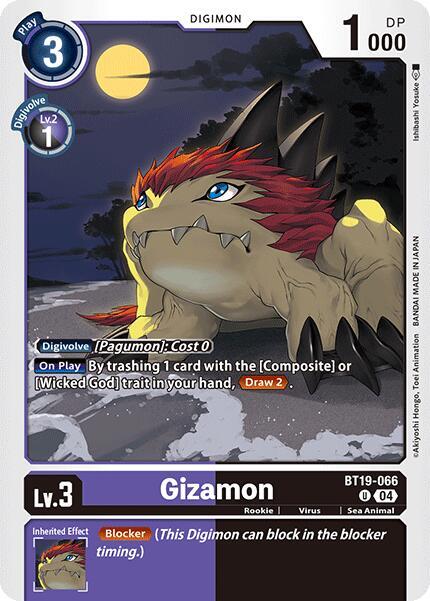 Gizamon BT19-066 [ Inglese / Giapponese ]