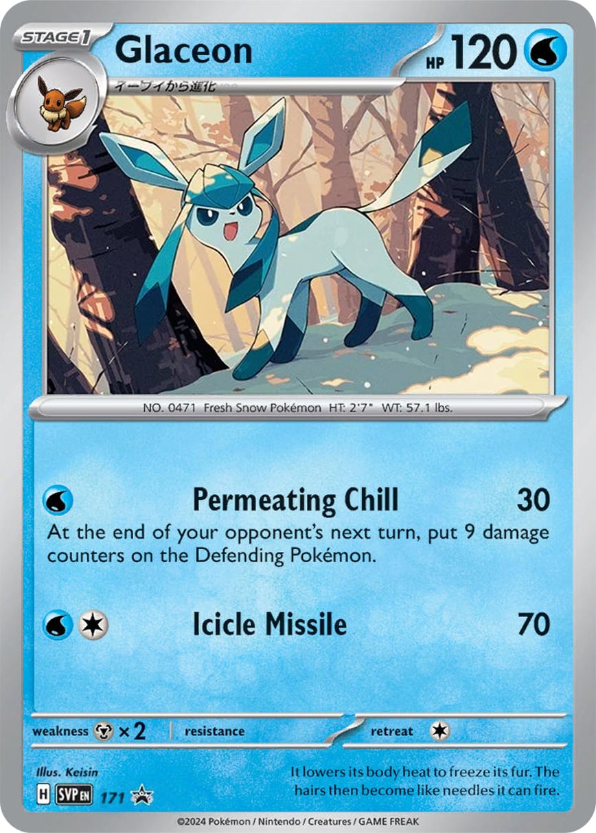 Glaceon - Evoluzioni Prismatiche 025/131 [ Italiano / Inglese ]