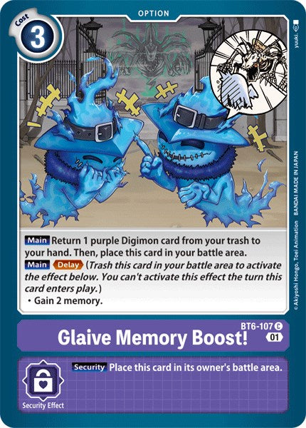 Glaive Memory Boost! BT6-107 [ Inglese / Giapponese ]