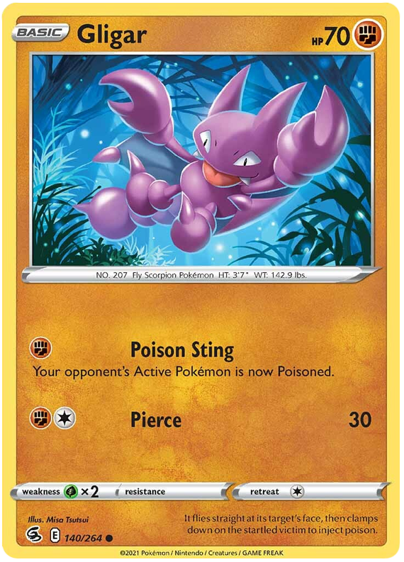 Gligar - Colpo Fusione 140/264 [ Italiano / Inglese ]