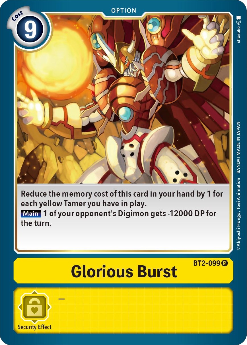 Glorious Burst BT2-099 [ Inglese / Giapponese ]