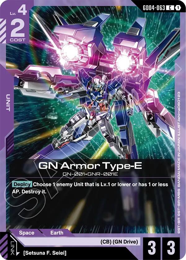 GN Armor Type-E GD04-063 [ Inglese ]