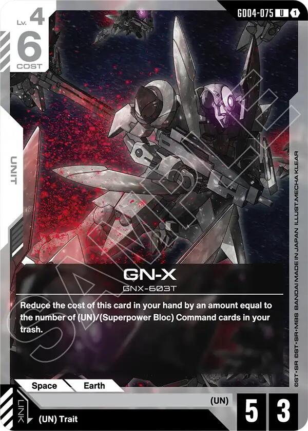 GN-X GD04-075 [ Inglese / Giapponese ]