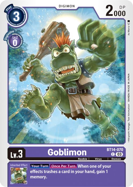 Goblimon BT14-070 [ Inglese / Giapponese ]