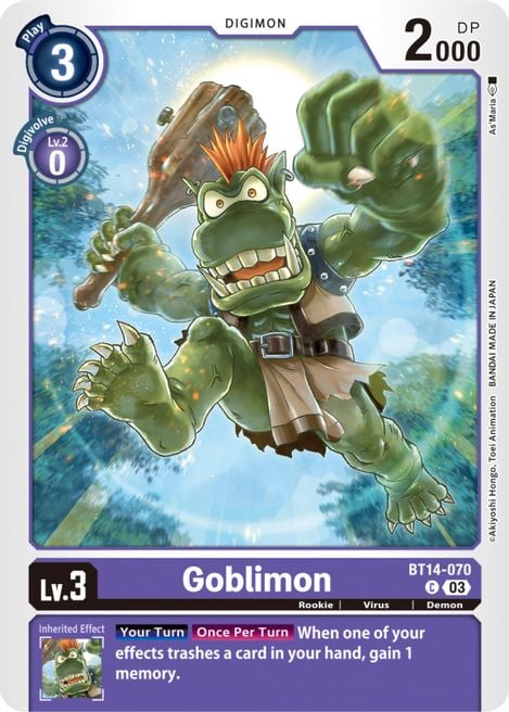 Goblimon BT14-070 [ Inglese / Giapponese ]