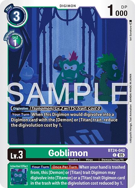 Goblimon BT24-042 [ Inglese / Giapponese ]