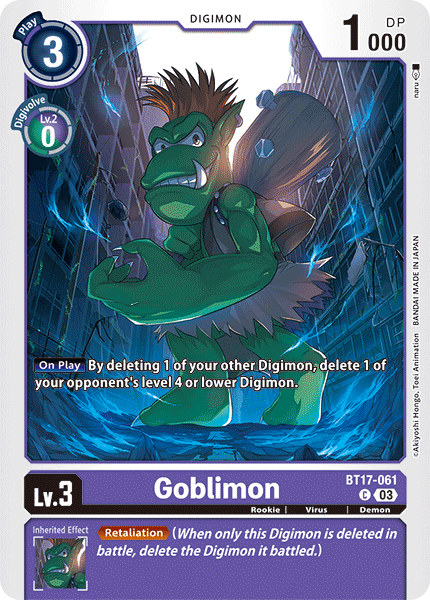 Goblinmon BT17-061 [ Inglese / Giapponese ]