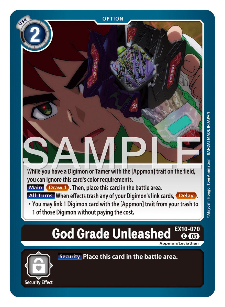 God Grade Unleashed EX10-070 [ Inglese / Giapponese ]