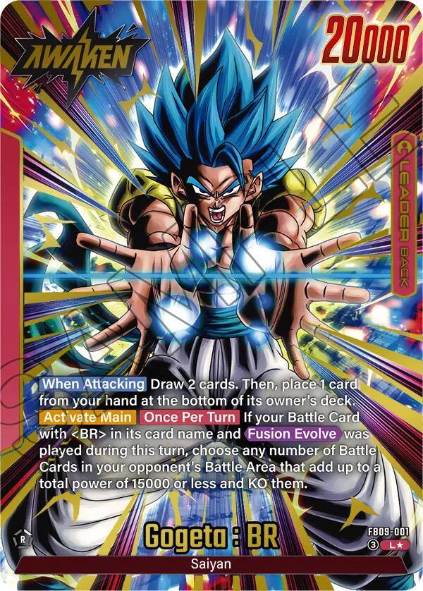 Gogeta : BR FB09-001 [ Inglese / Giapponese ]