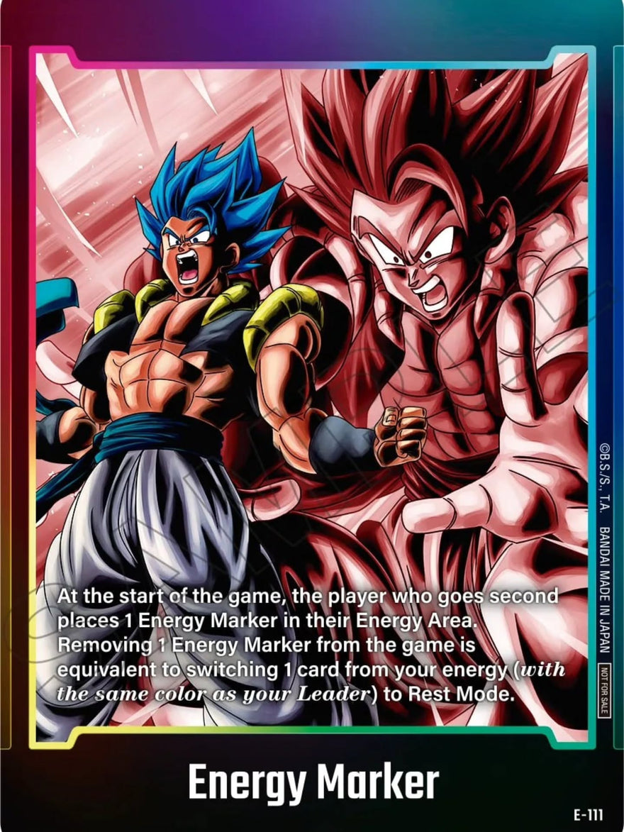 "Gogeta" Energy Marker E-111 [ Inglese / Giapponese ]