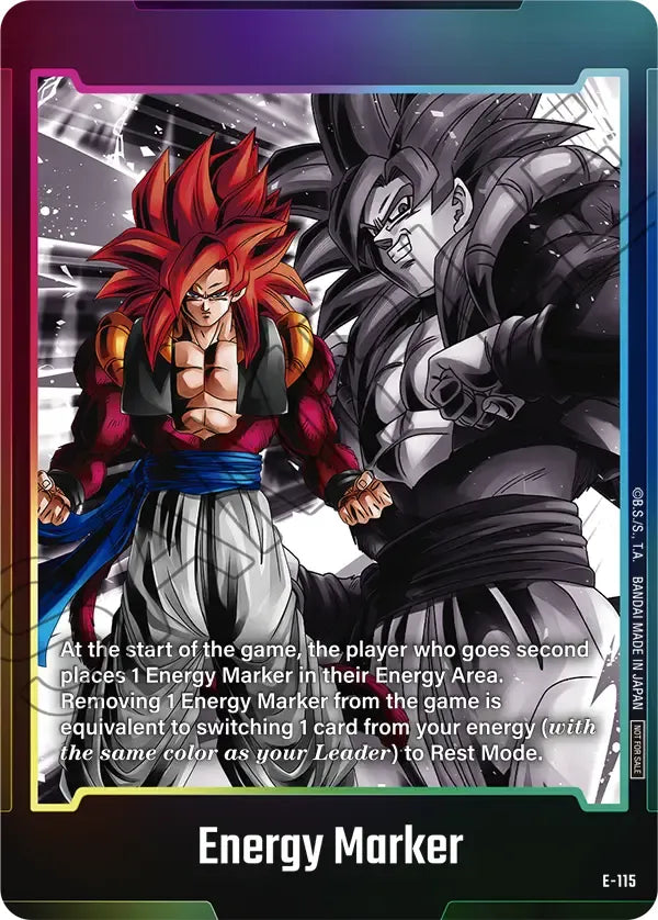 "Gogeta" Energy Marker E-115 [ Inglese / Giapponese ]