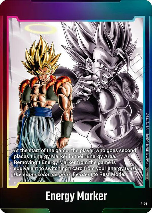 "Gogeta" Energy Marker E-21 [ Inglese / Giapponese ]