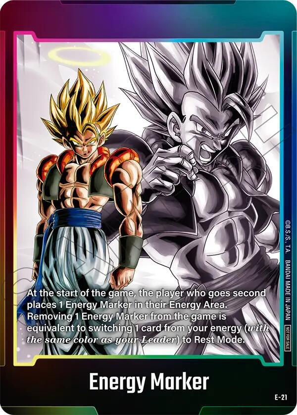 "Gogeta" Energy Marker E-21 [ Inglese / Giapponese ]