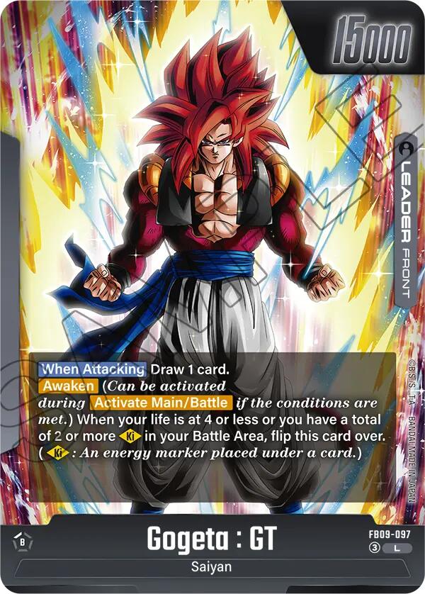 Gogeta : GT FB09-097 [ Inglese / Giapponese ]
