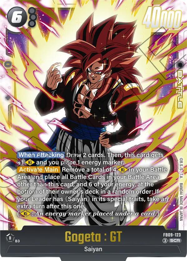 Gogeta : GT FB09-123 [ Inglese / Giapponese ]
