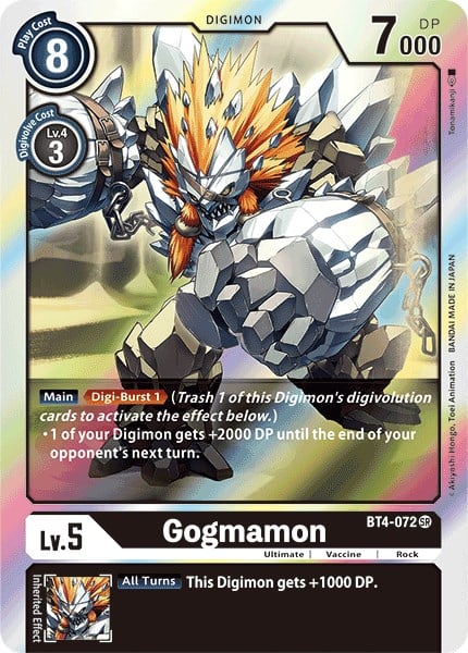 Gogmamon BT4-072 [ Inglese / Giapponese ]