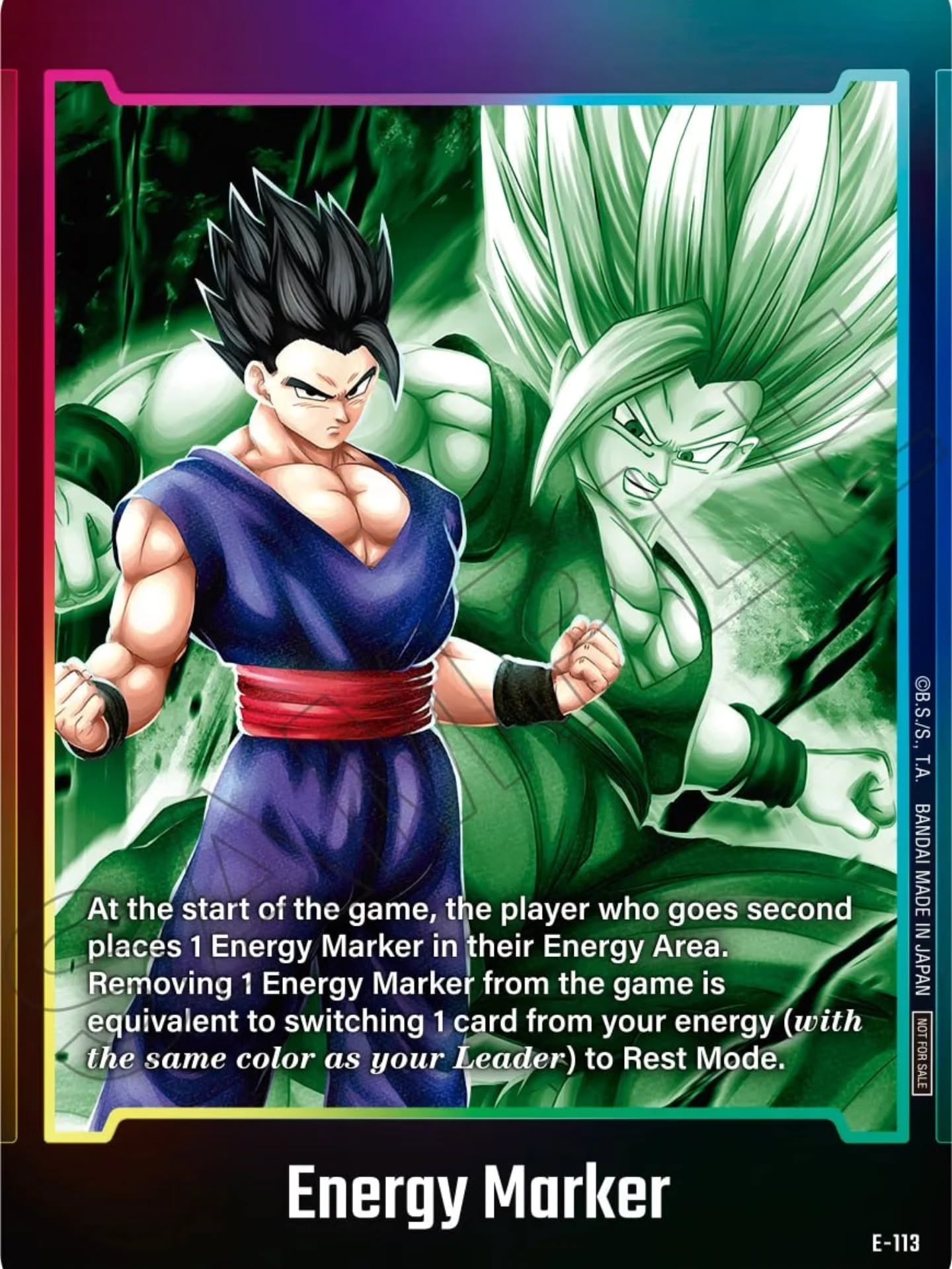 "Gohan" Energy Marker E-113 [ Inglese / Giapponese ]