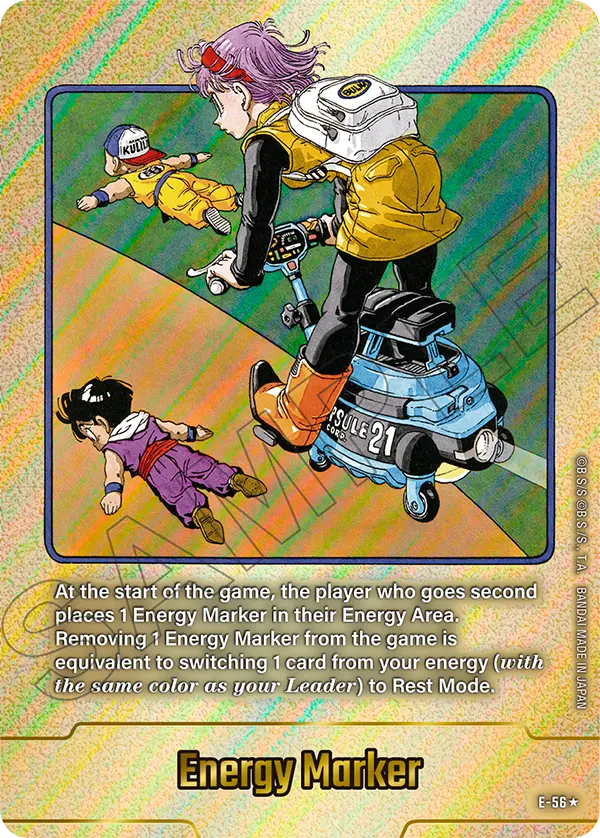 "Gohan, Krillin & Bulma" Energy Marker E-56 [ Inglese / Giapponese ]