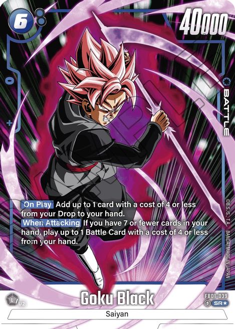 Goku Black FB01-039 [ Inglese / Giapponese ]
