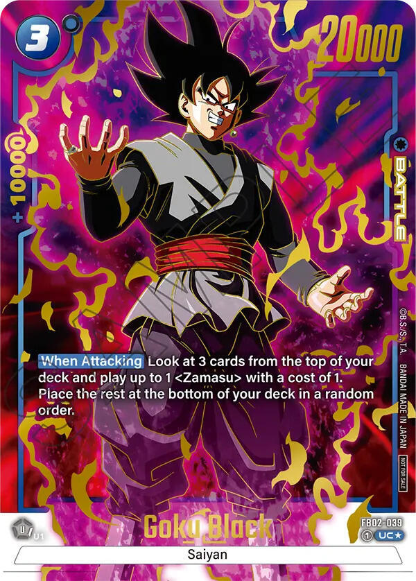 Goku Black FB02-039 [ Inglese / Giapponese ]