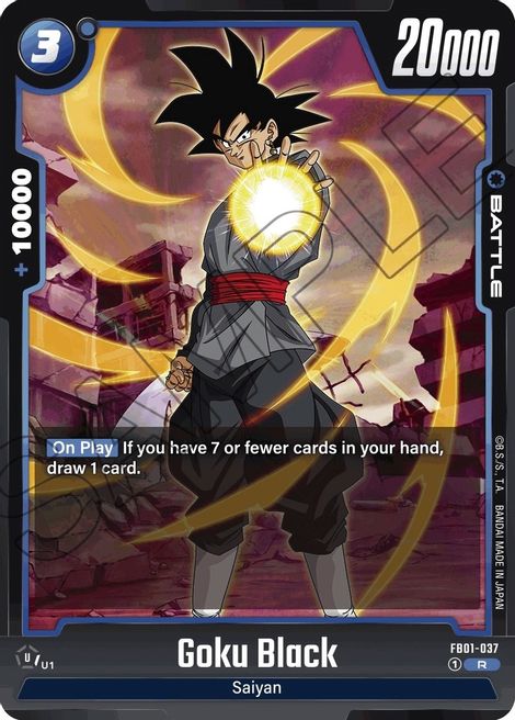 Goku Black FB01-037 [ Inglese / Giapponese ]