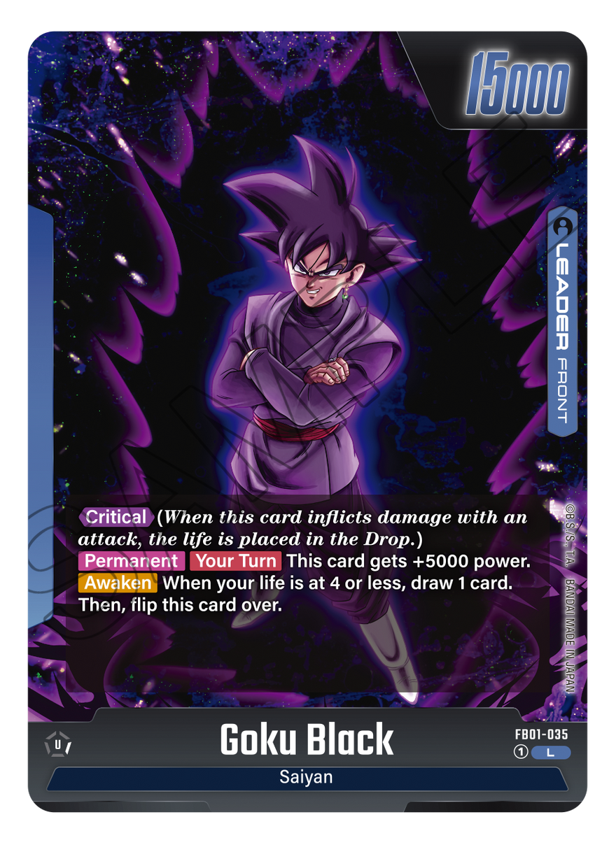 Goku Black FB01-035 [ Inglese / Giapponese ]