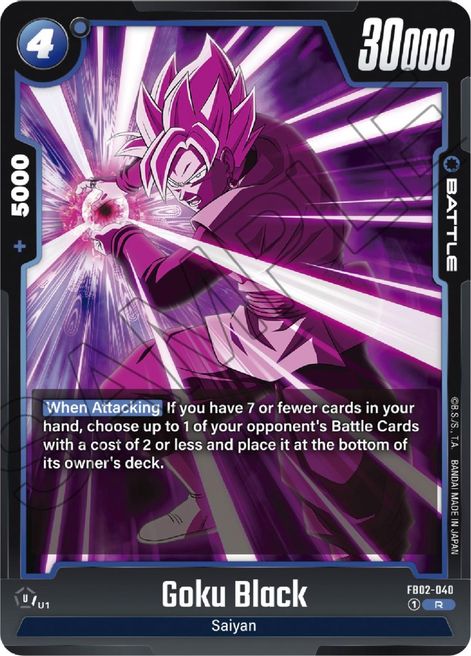 Goku Black FB02-040 [ Inglese / Giapponese ]