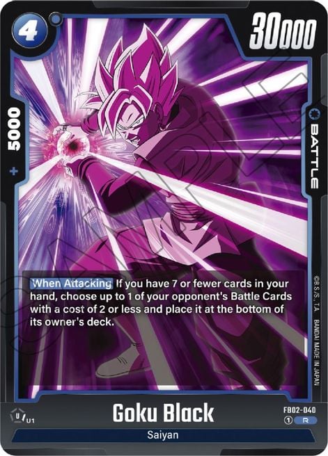 Goku Black FB02-040 [ Inglese / Giapponese ]