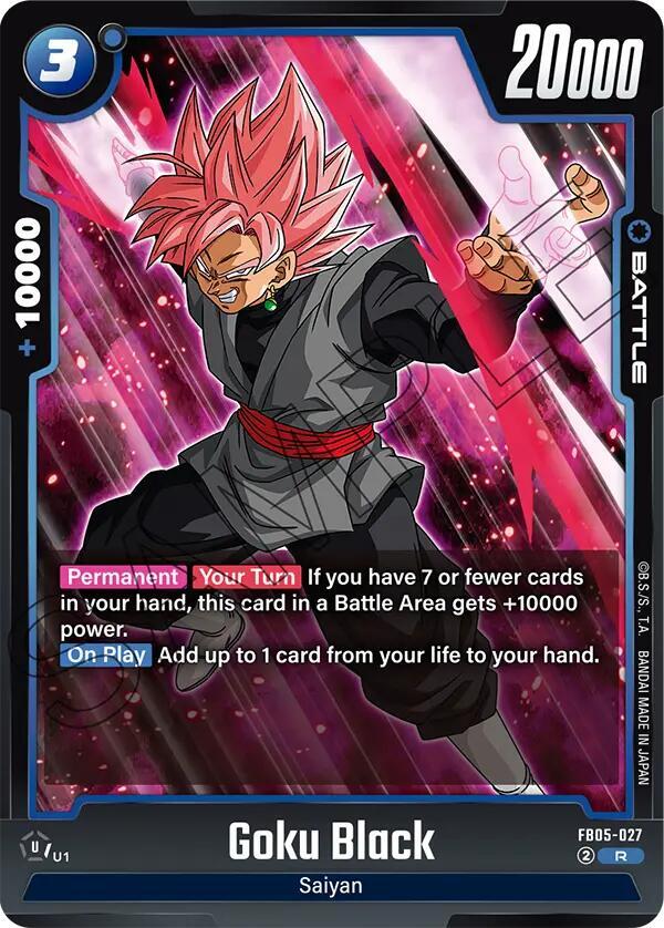 Goku Black FB05-027 [ Inglese / Giapponese ]