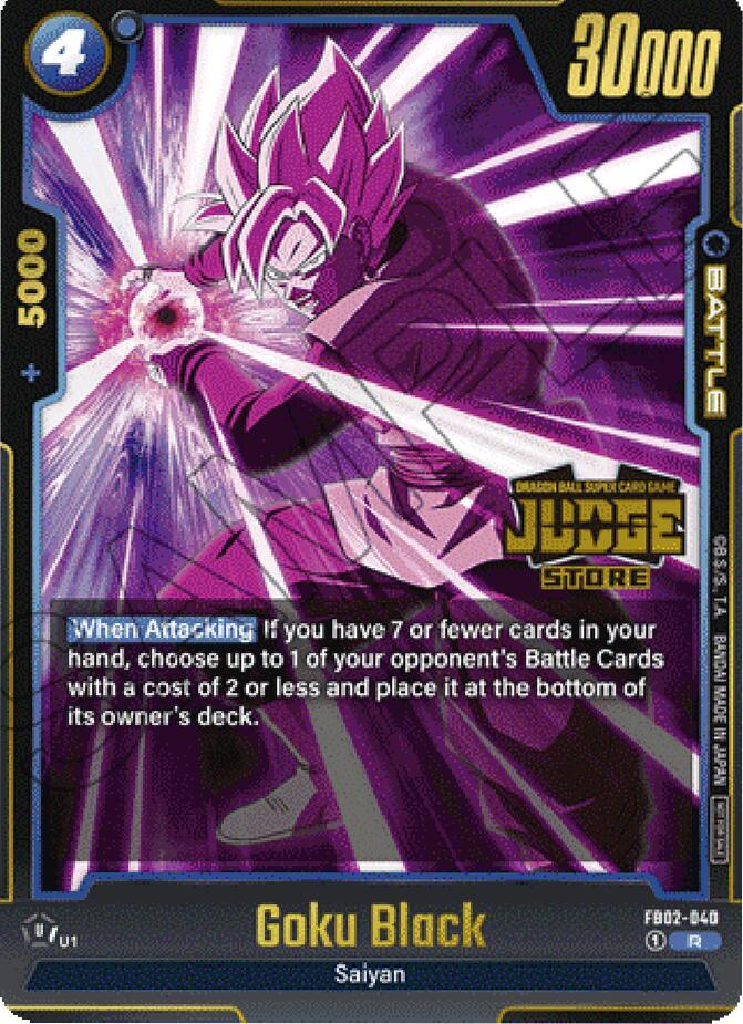 Goku Black FB02-040 [ Inglese / Giapponese ]