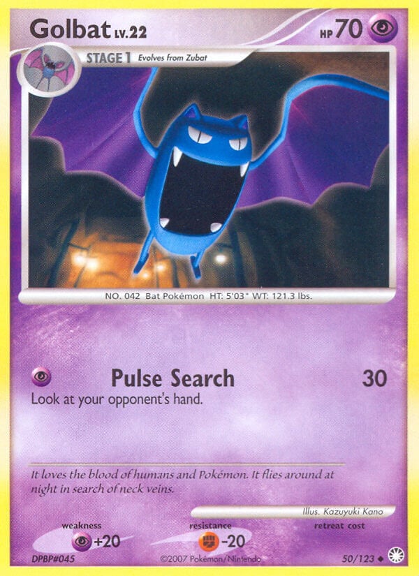 Golbat Lv.22 - Tesori Misteriosi 50/123 [ Italiano / Inglese ]