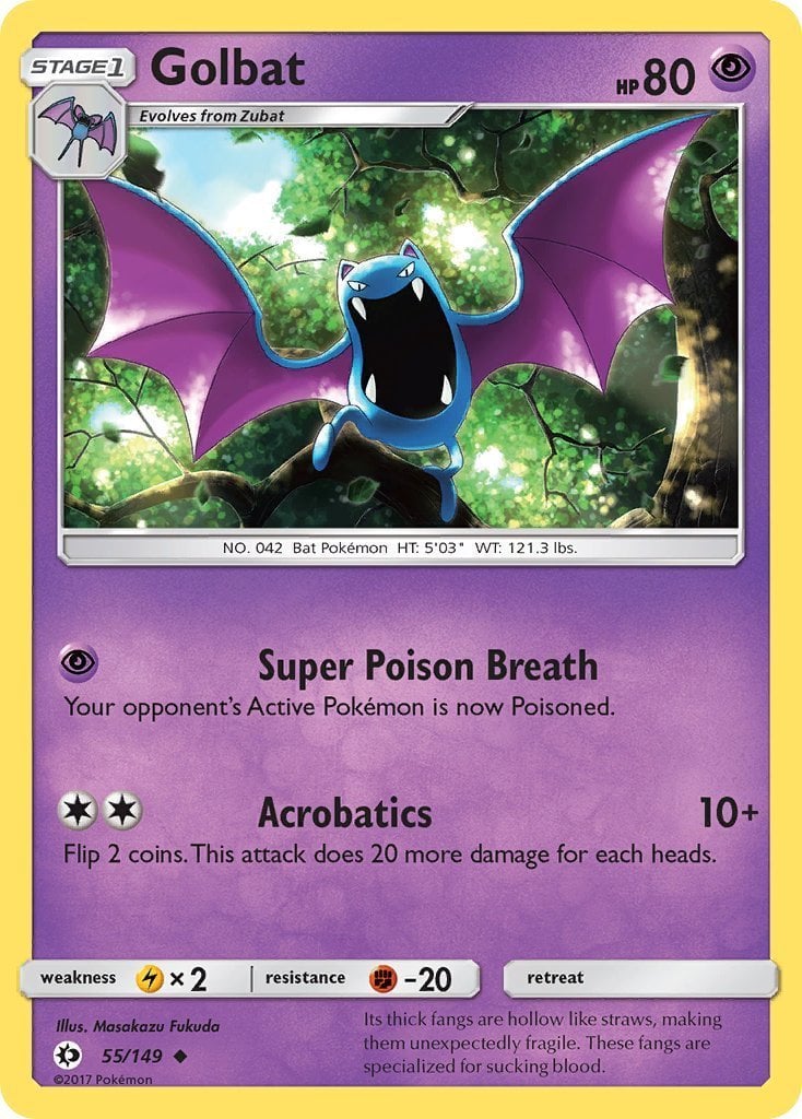 Golbat - Sole e Luna 55/149 [ Italiano / Inglese ]