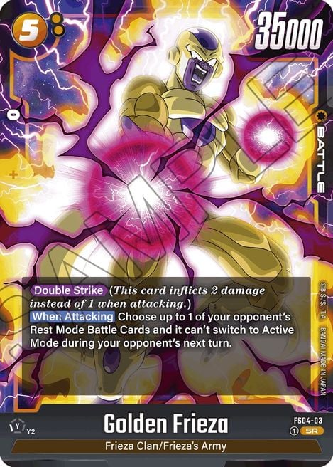 Golden Frieza FS04-03 [ Inglese / Giapponese ]