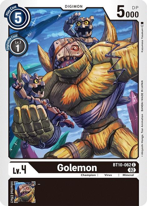 Golemon BT10-062 [ Inglese / Giapponese ]