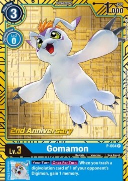 Gomamon P-004 [ Inglese / Giapponese ]