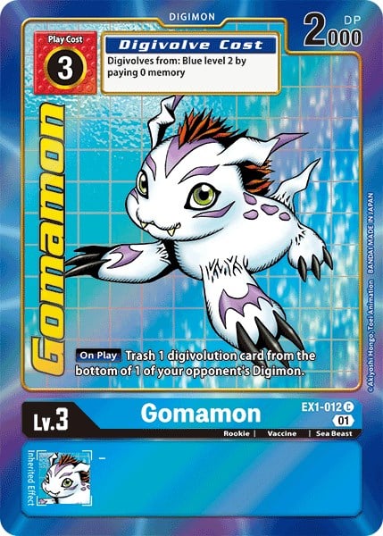 Gomamon EX1-012 [ Inglese / Giapponese ]
