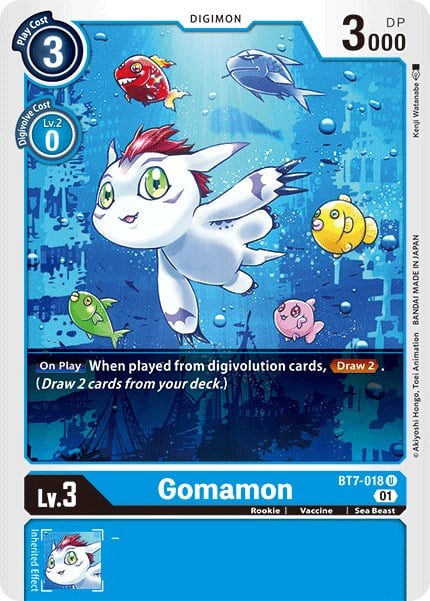Gomamon BT7-018 [ Inglese / Giapponese ]