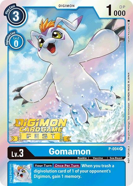 Gomamon P-004 [ Inglese / Giapponese ]