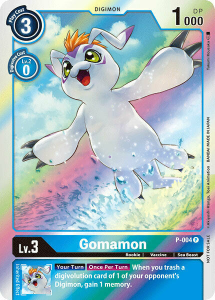 Gomamon P-004 [ Inglese / Giapponese ]