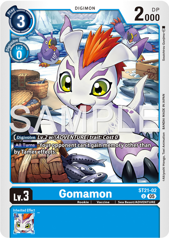 Gomamon ST21-02 [ Inglese / Giapponese ]