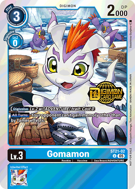Gomamon ST21-02 [ Inglese / Giapponese ]