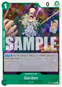 COMMON - (3rd Anniversary Stamp) - OP-13: Carrying on his W.