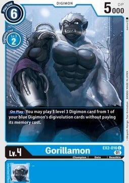 Gorillamon EX2-016 [ Inglese / Giapponese ]