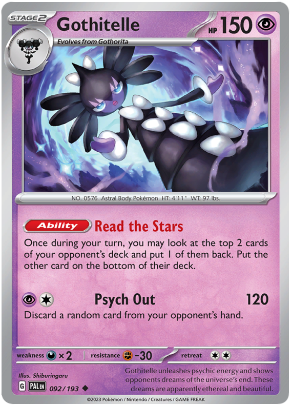 Gothitelle - Evoluzioni a Paldea 092/193 [ Italiano ]